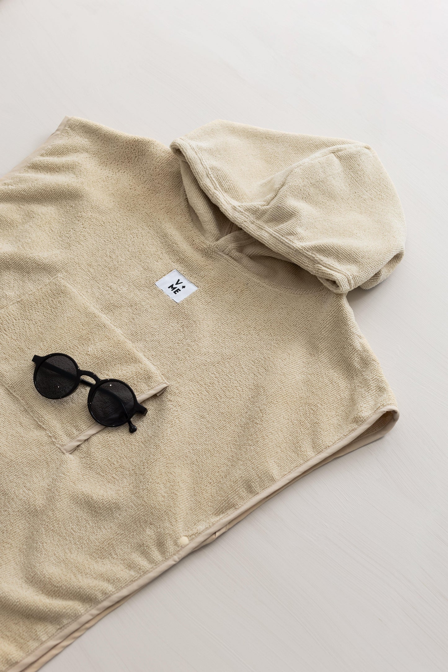 Neutral Hooded Poncho Towel - V Plus Me
