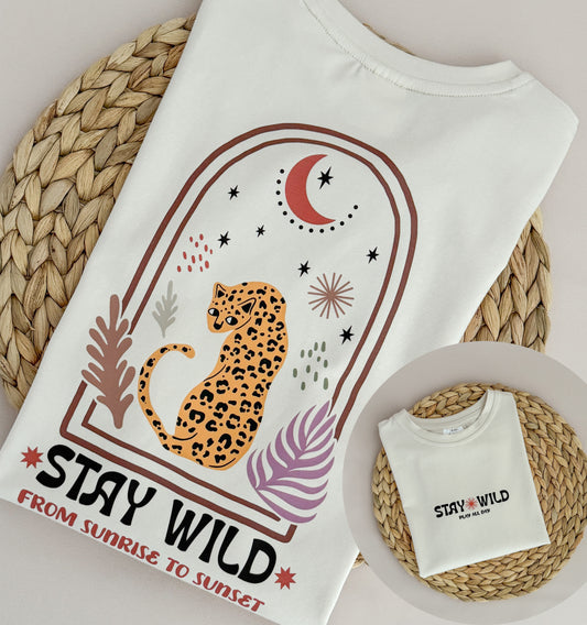 Stay Wild Leopard Boho Print