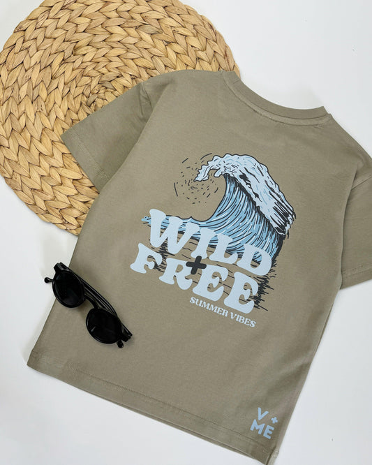 Wild + Free Wave 🌊 T-Shirt - V Plus Me