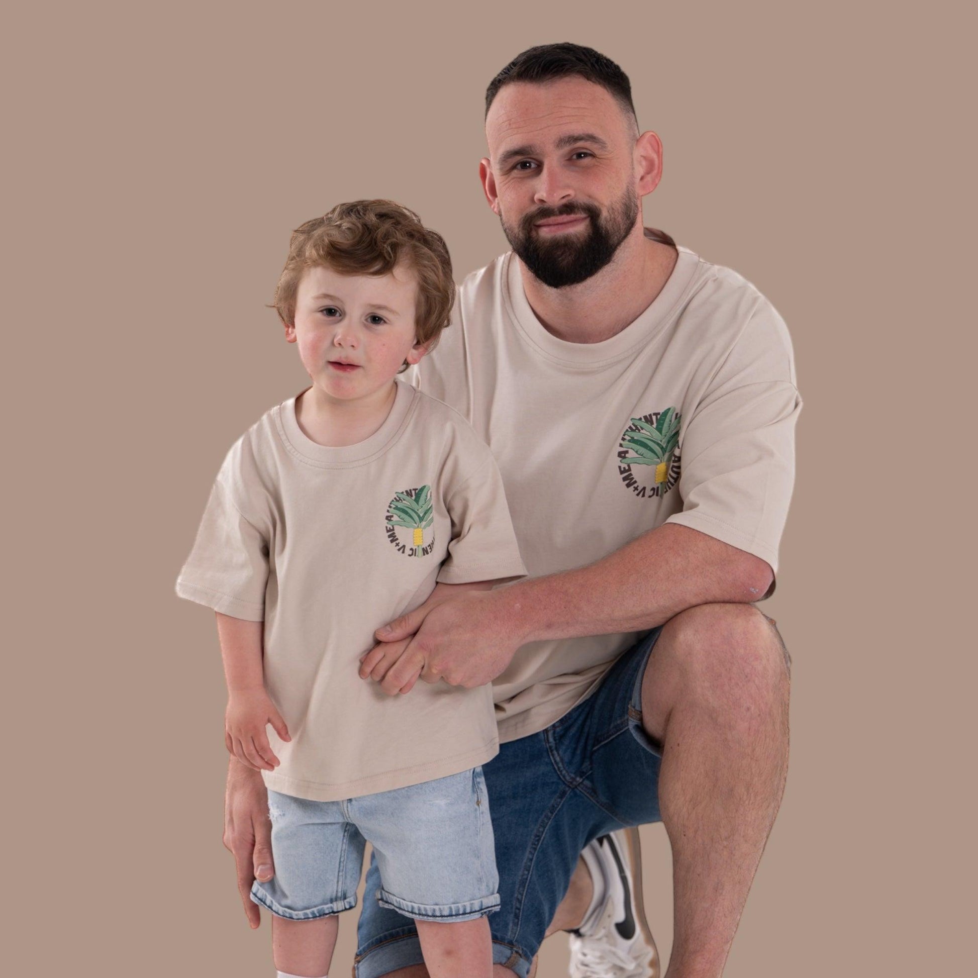 Family Values Matching Adult + Child T-Shirts - V Plus Me